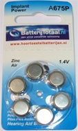 BatterijTotaal.nl 675 CI batterijen type 675 lichtblauw 